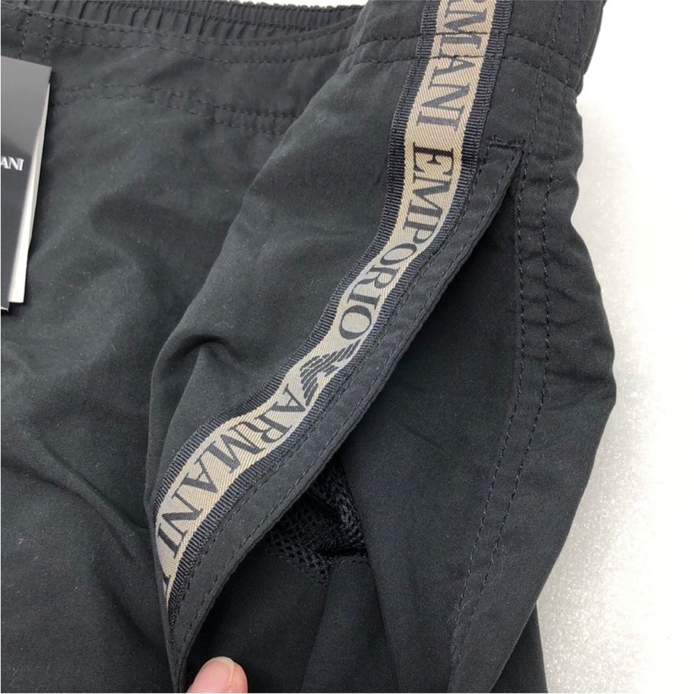 Giorgio Emporio Armani Swim Boxer Brief Black Trunks Men’s Size 54 US 38 2XL - Picture 4 of 11